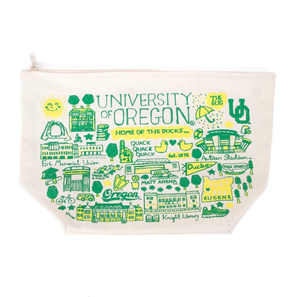 Julia Gash, Neil, Pencil Case, Canvas, Accessories, Unisex, 10.75"x7", Mae, Zipper, 960402